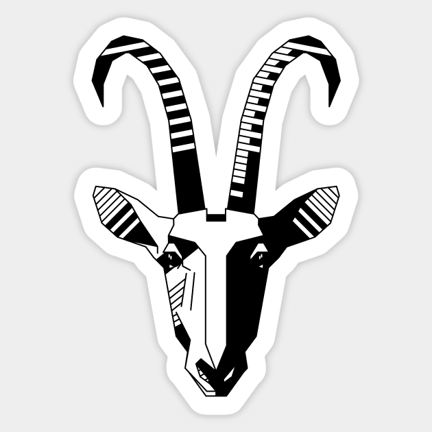 Antelope Sticker by AdmiralFlapPlak